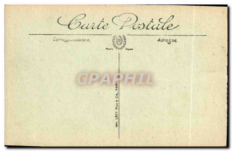 CPA Le Havre L Hotel De Ville et De Jardin Public  — Rückseite