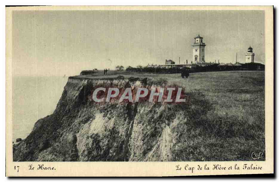 CPA Le Havre Le Cap De La Heve et la falaise