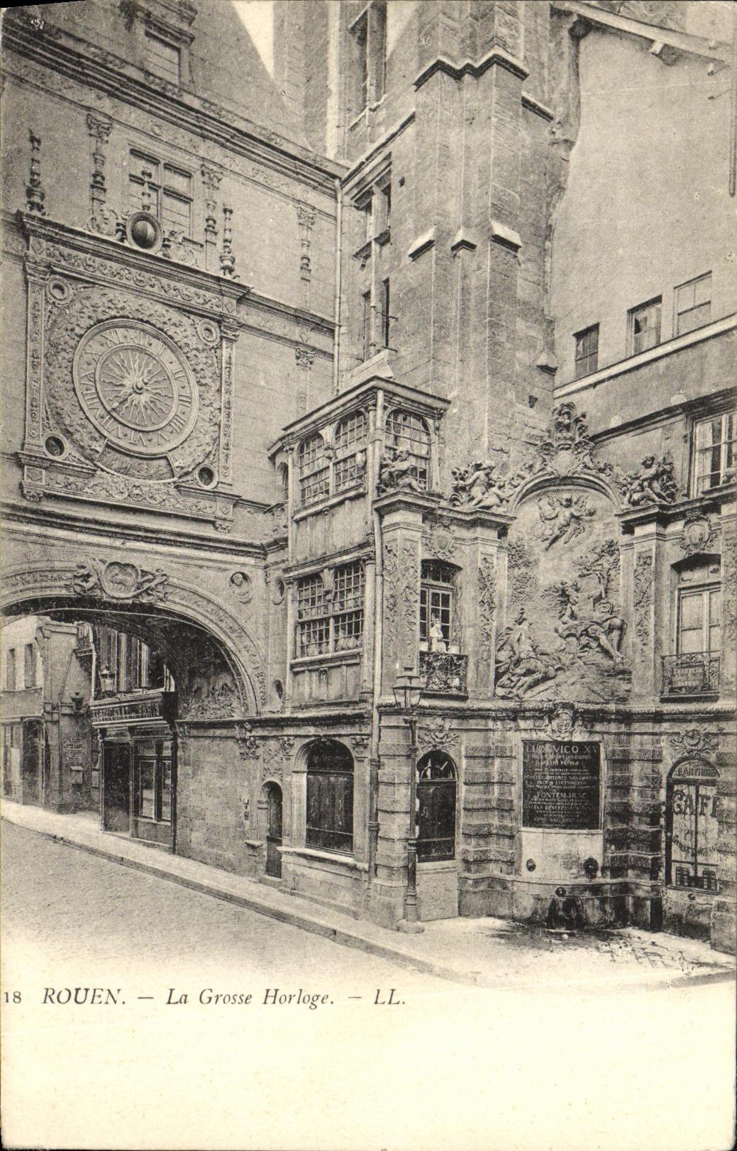 CPA Rouen La Grosse Horloge 