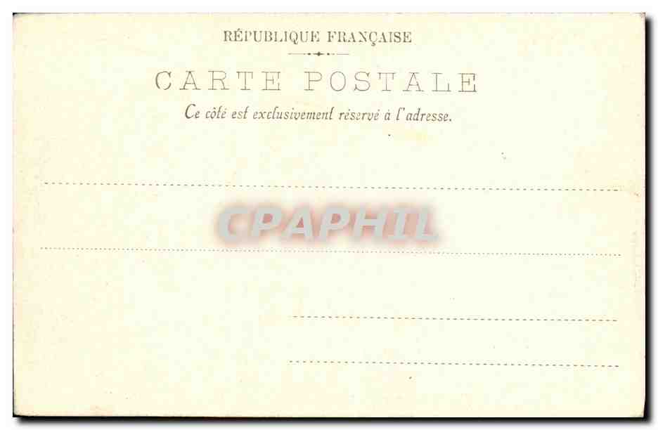 CPA Rouen La Grosse Horloge  — Verso