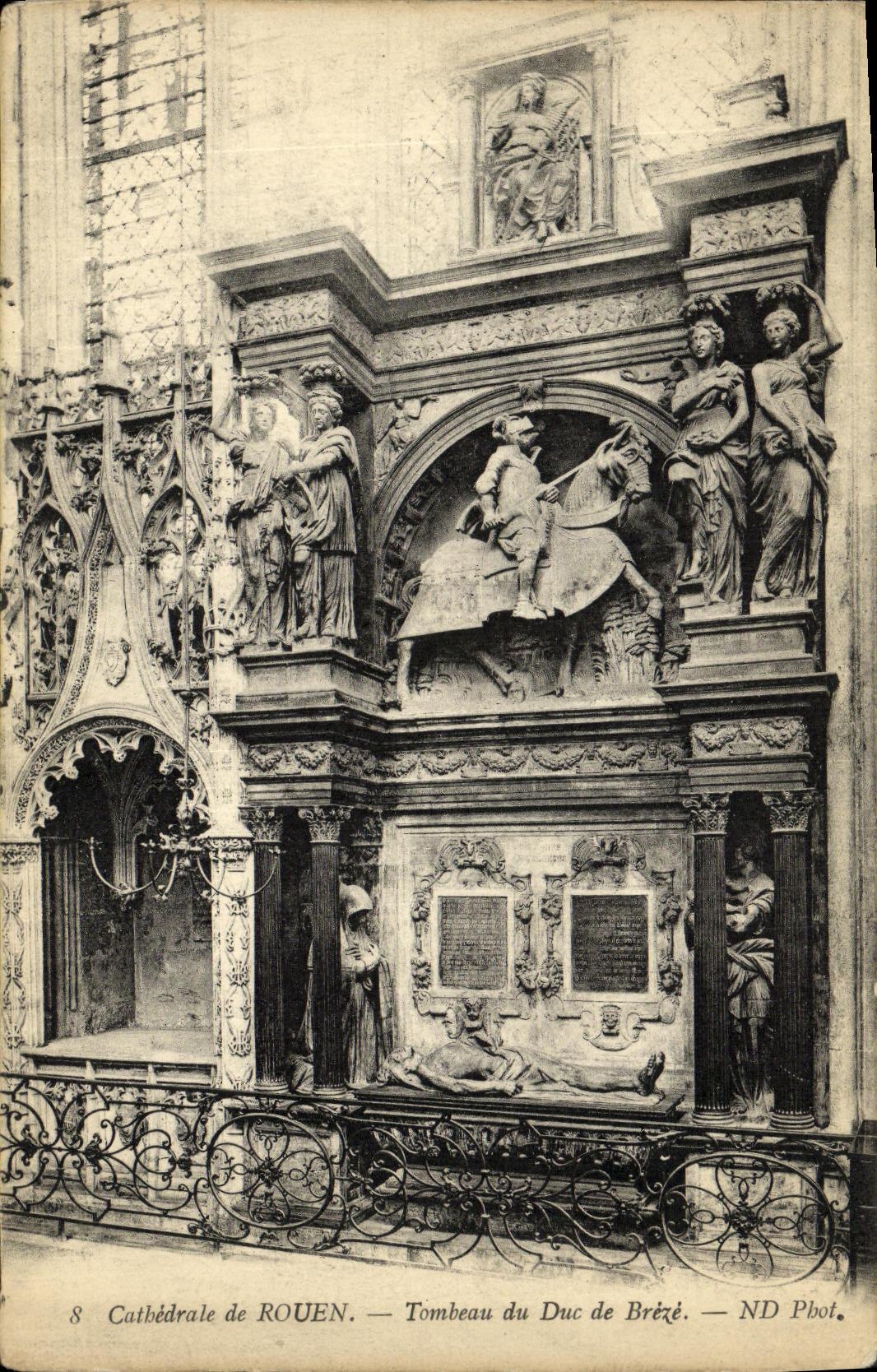 CPA Cathedrale de Rouen Tombeau Du Duc de Breze