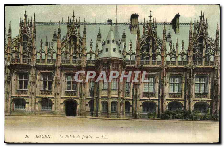 CPA Rouen Le Palais De Justice 
