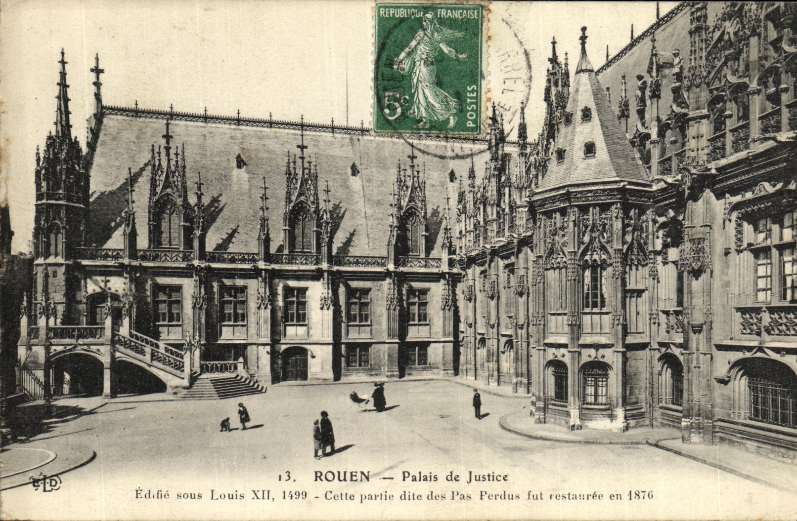 CPA Rouen Palais de Justice 