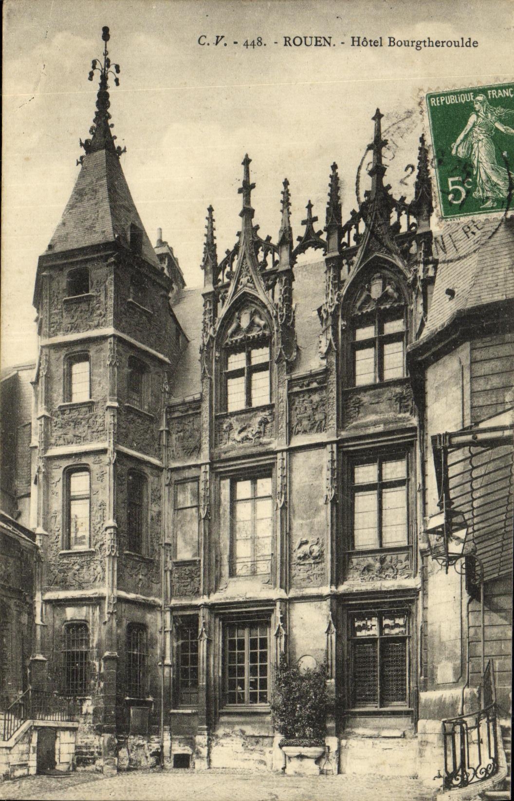 CPA Rouen Hotel Bourgtheroulde