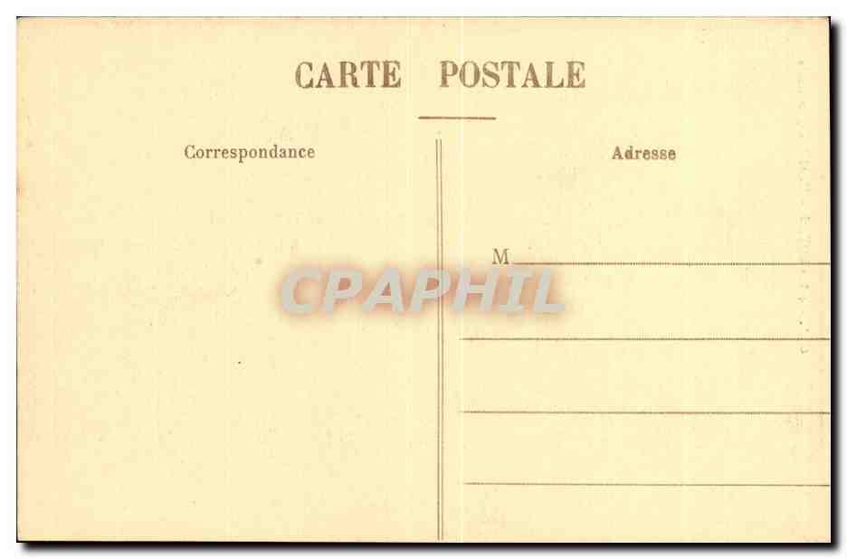 CPA Rouen Hotel Bourgtheroulde — Verso