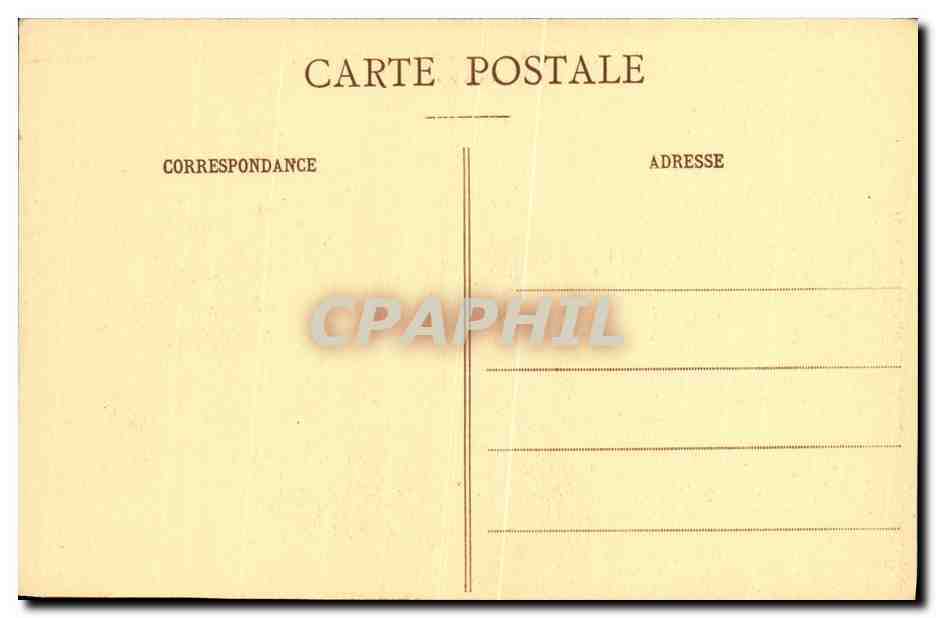 CPA Rouen Vielle Maison Rue St Romain Cour d Albane — Verso