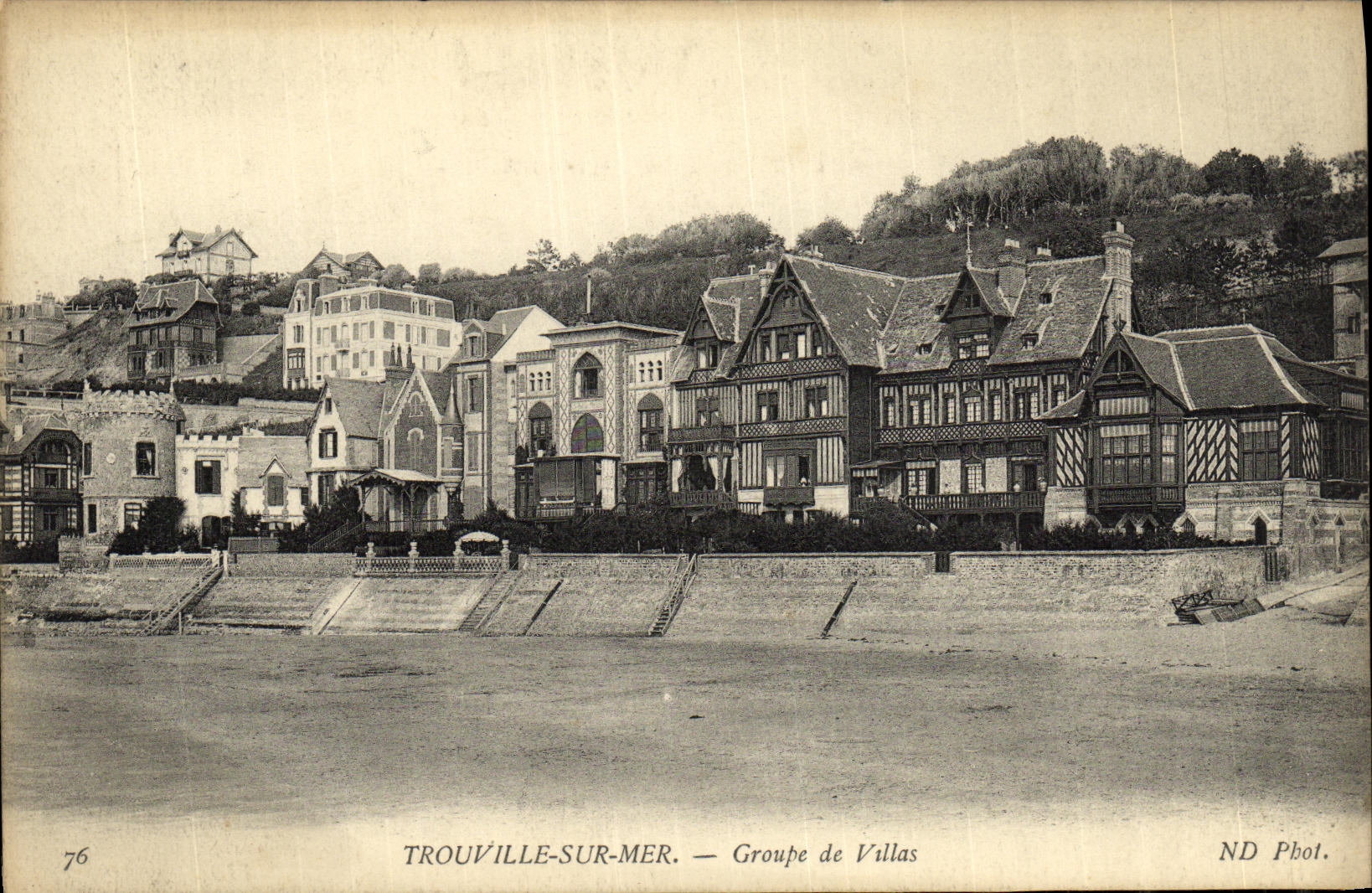 CPA Trouville Sur Mer Groupe de Villas