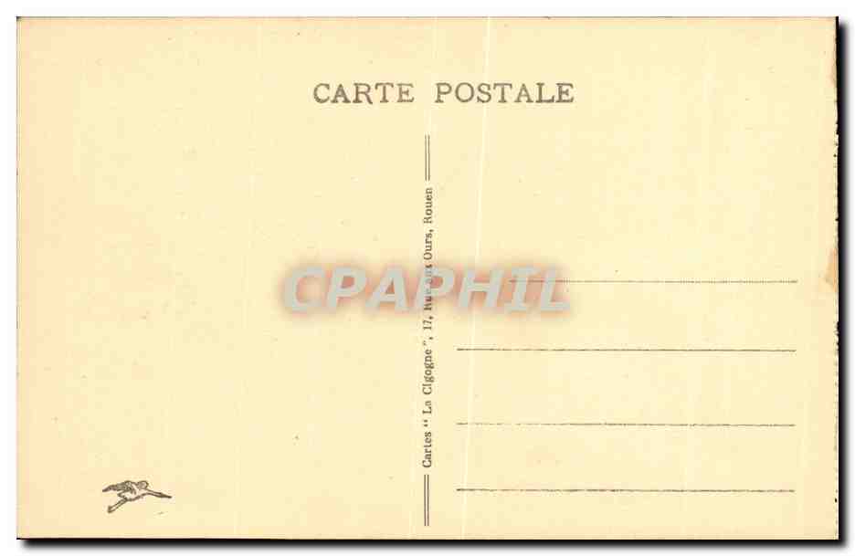 CPA Rouen Fontaine Sainte Marie — Verso