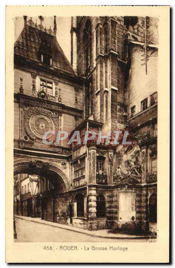 CPA Rouen La Grosse Horloge 