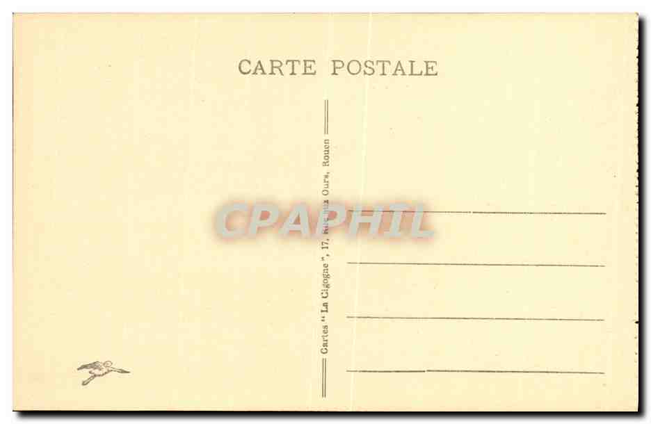 CPA Rouen La Grosse Horloge  — Verso