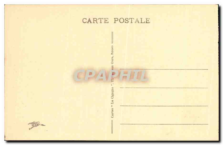 CPA Rouen Tour Jeanne D Arc  — Verso