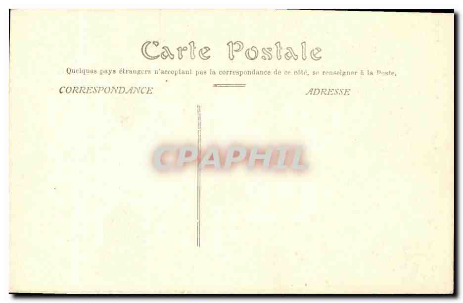 CPA Rouen La Grosse Horloge  — Verso