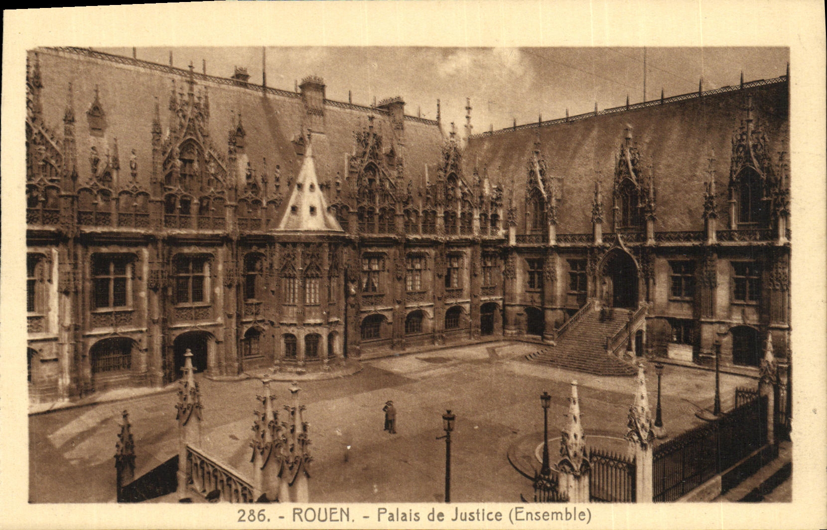 CPA Rouen Palais De Justice 