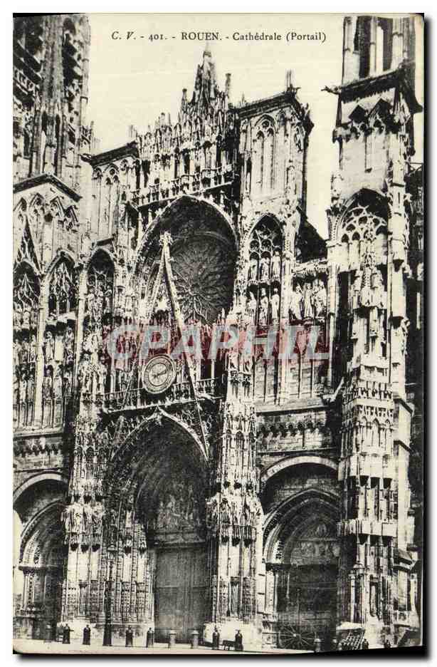CPA Rouen Cathedrale