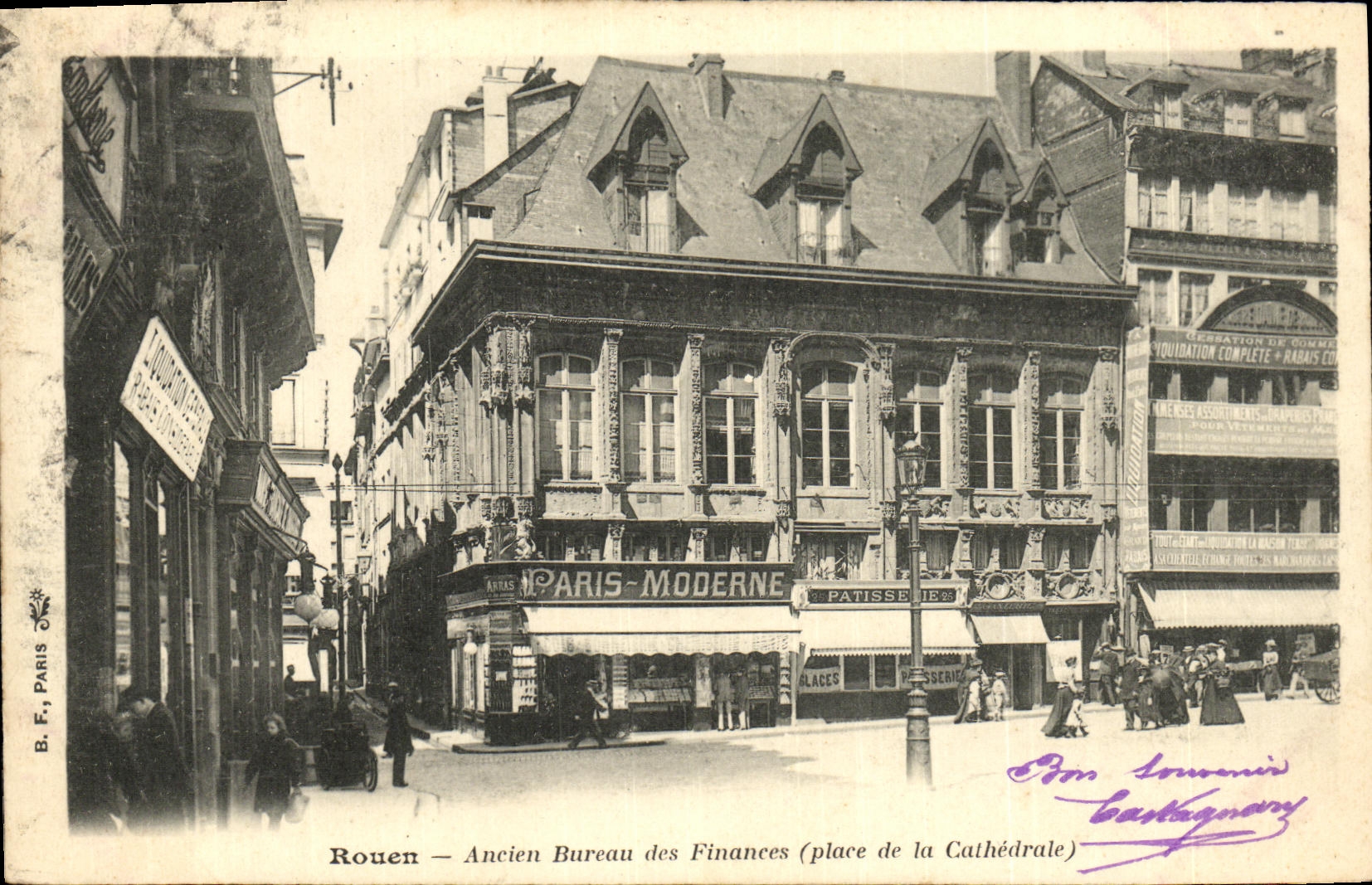 CPA Rouen Ancien Bureau Des finances Place de la cathedrale