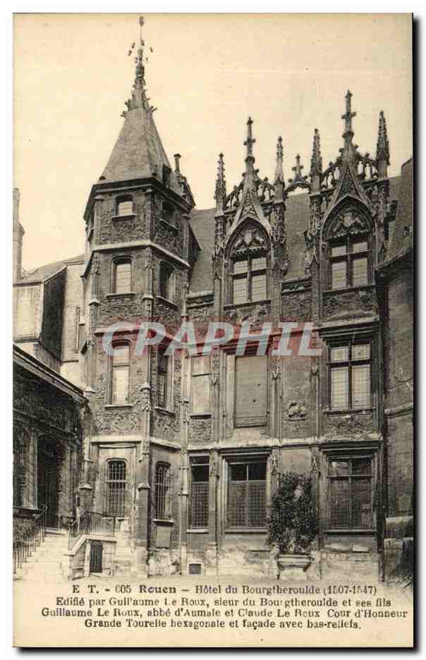 CPA Rouen Hotel Du Bourgtheroulde 