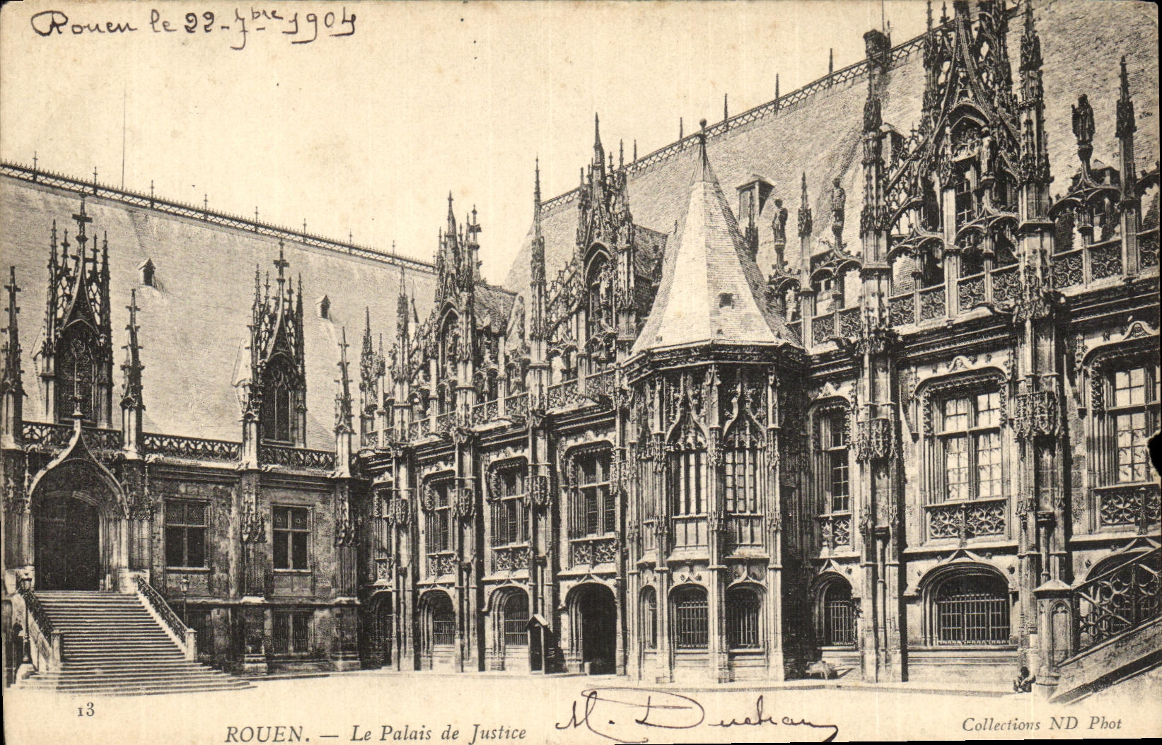 CPA Rouen Le Palais de Justice 