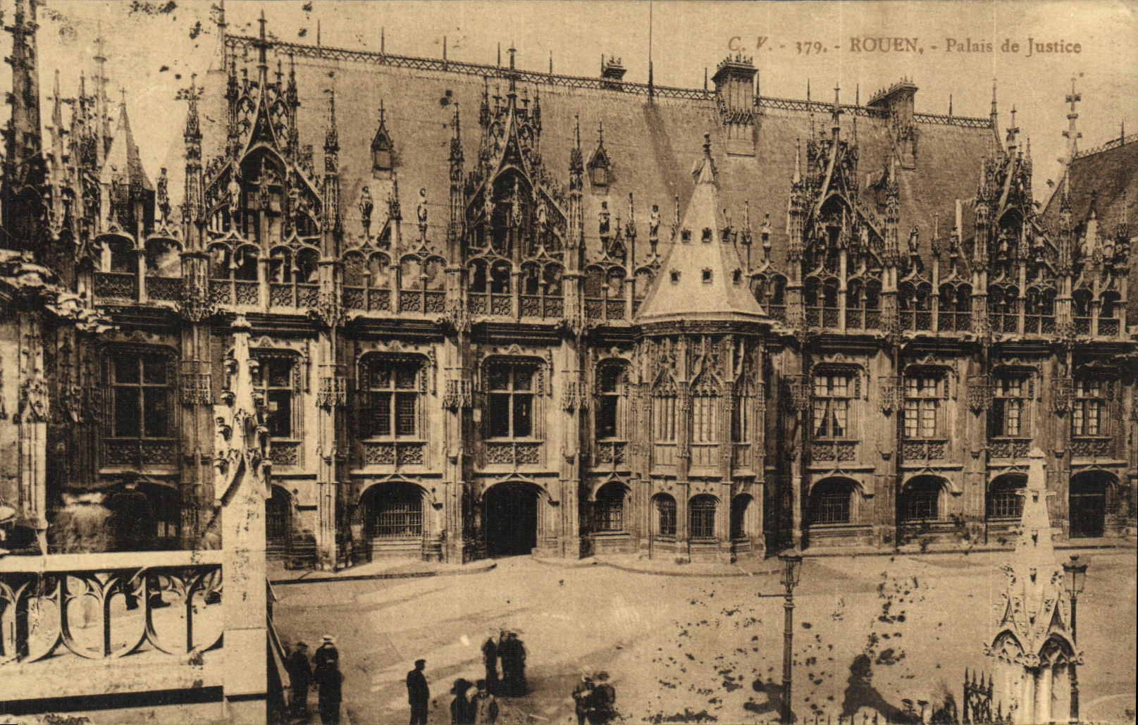 CPA Rouen Le Palais de Justice 