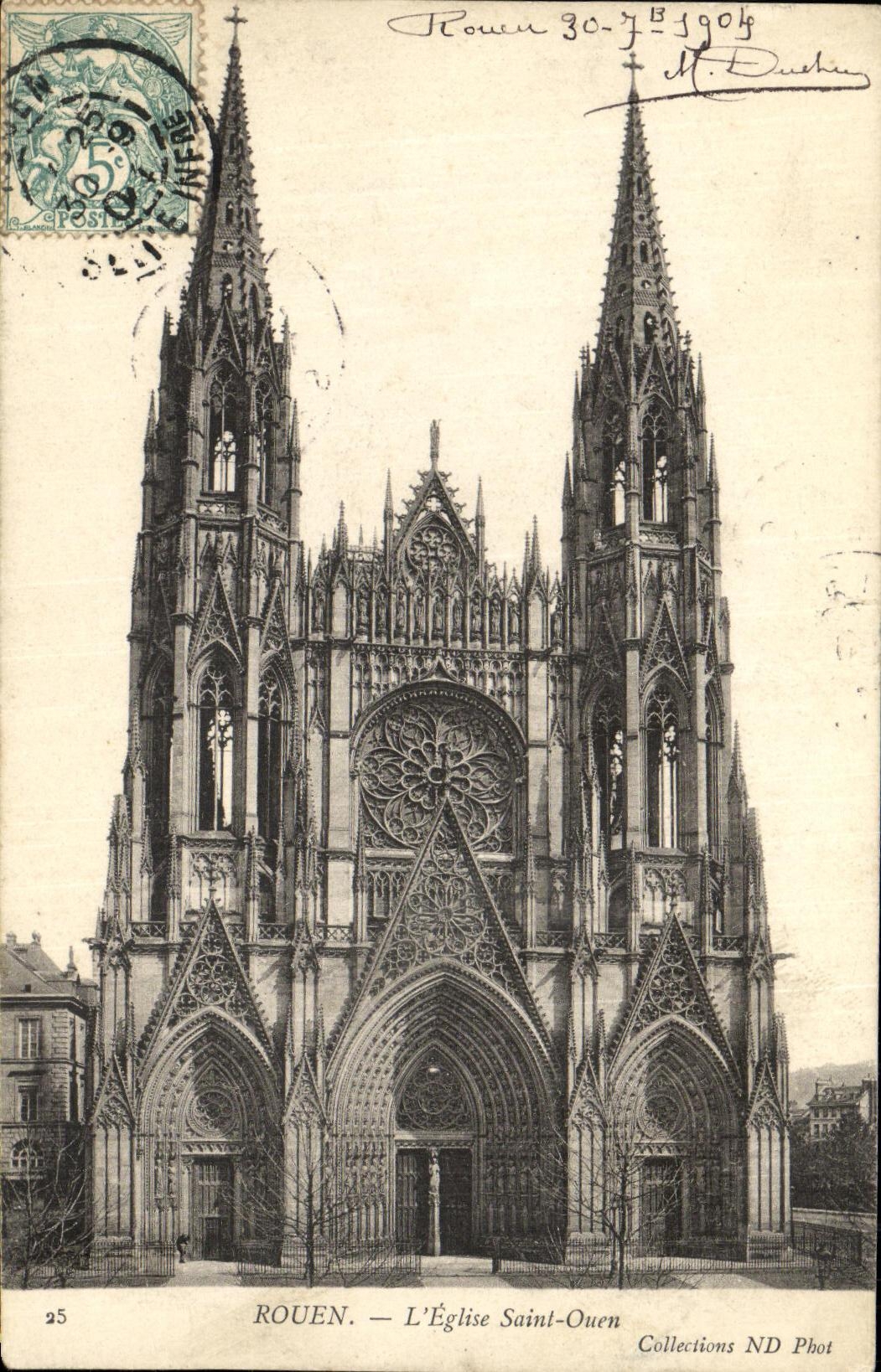 CPA Rouen L Eglise Saint Ouen 