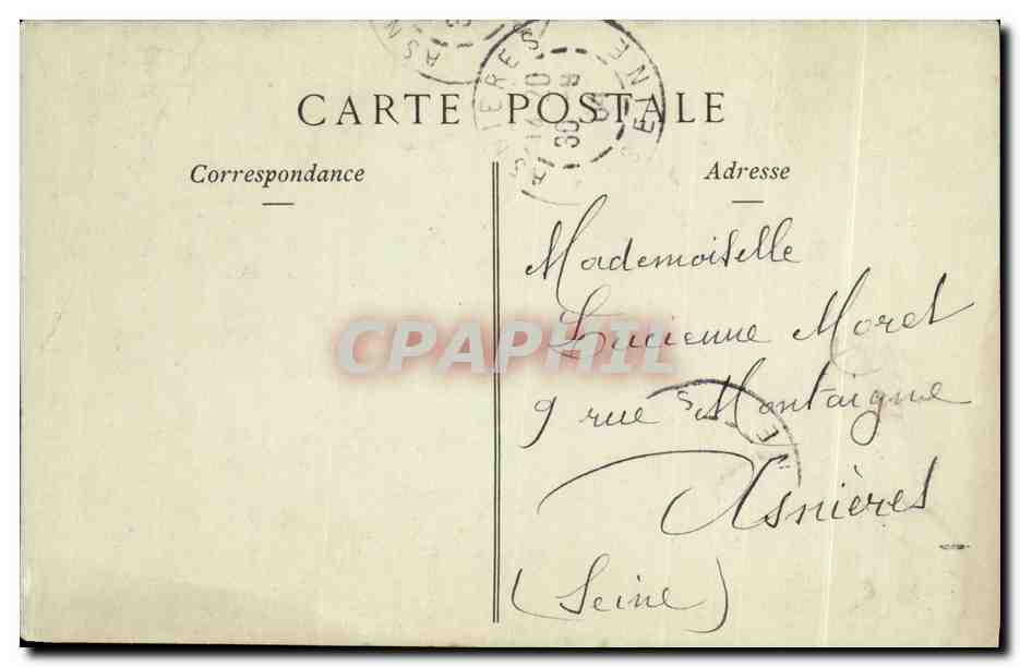 CPA Rouen L Eglise Saint Ouen  — Verso