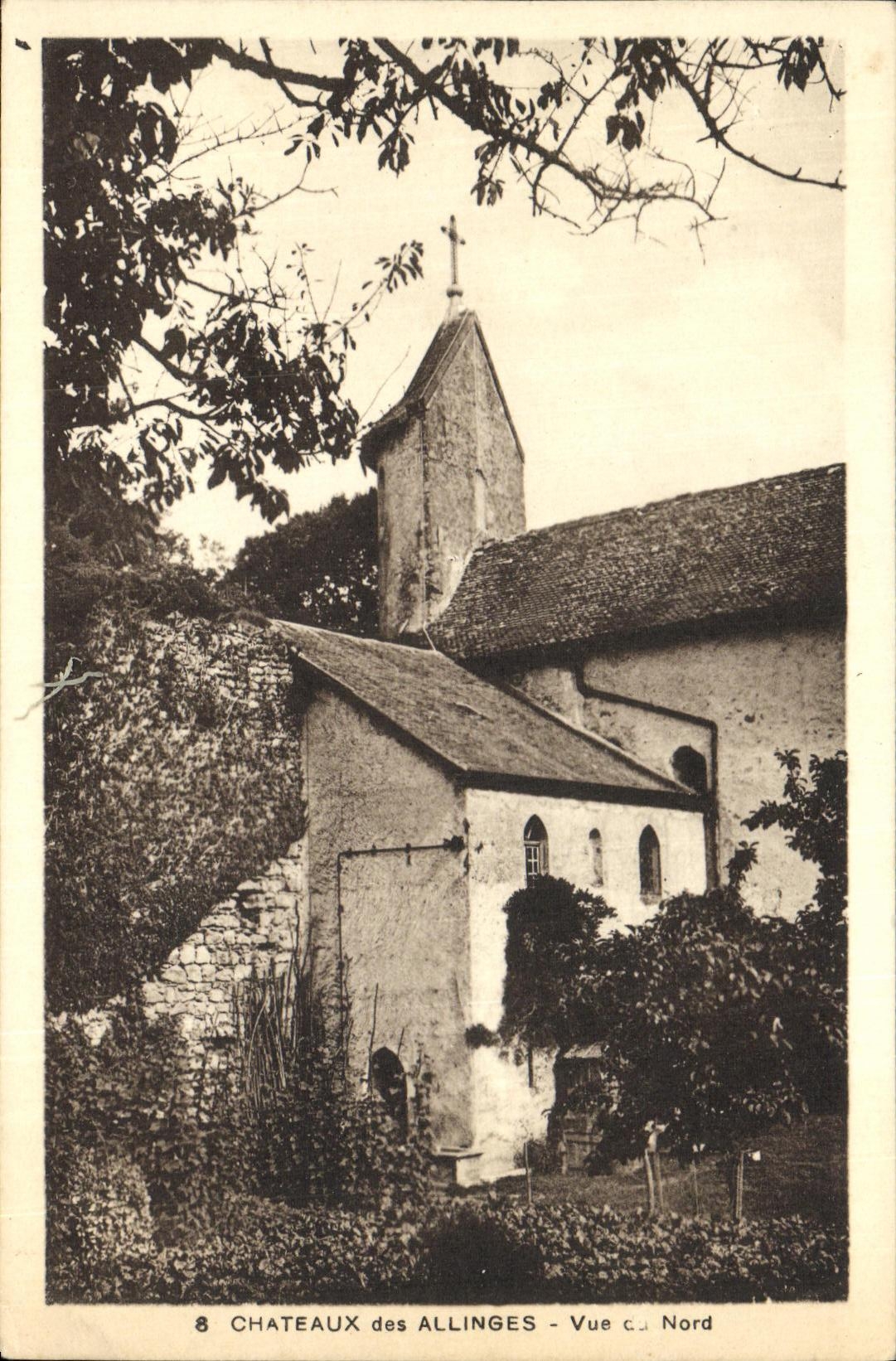 Châteaux des Allinges — Vue du Nord — Éditeur non identifié, n° de série 8