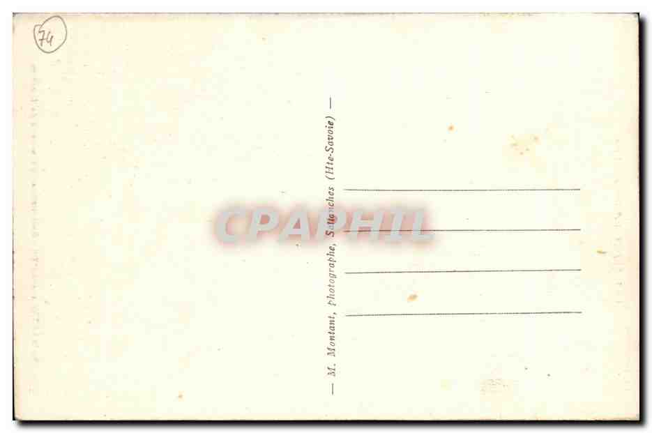 St-MARTIN-sur-ARVE - Sallanches - Le coteau de Cordon — Les Alpes Pittoresques — n°192 — Rückseite