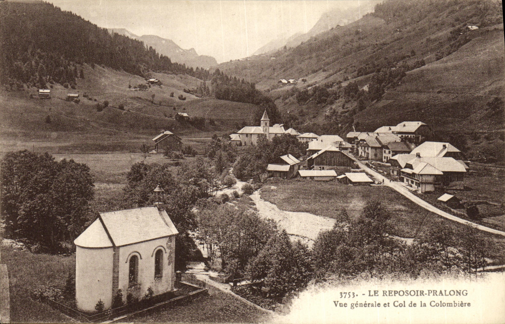 Le Reposoir-Pralong — Vue générale et Col de la Colombière — Édition « Les Joies de Savoie »