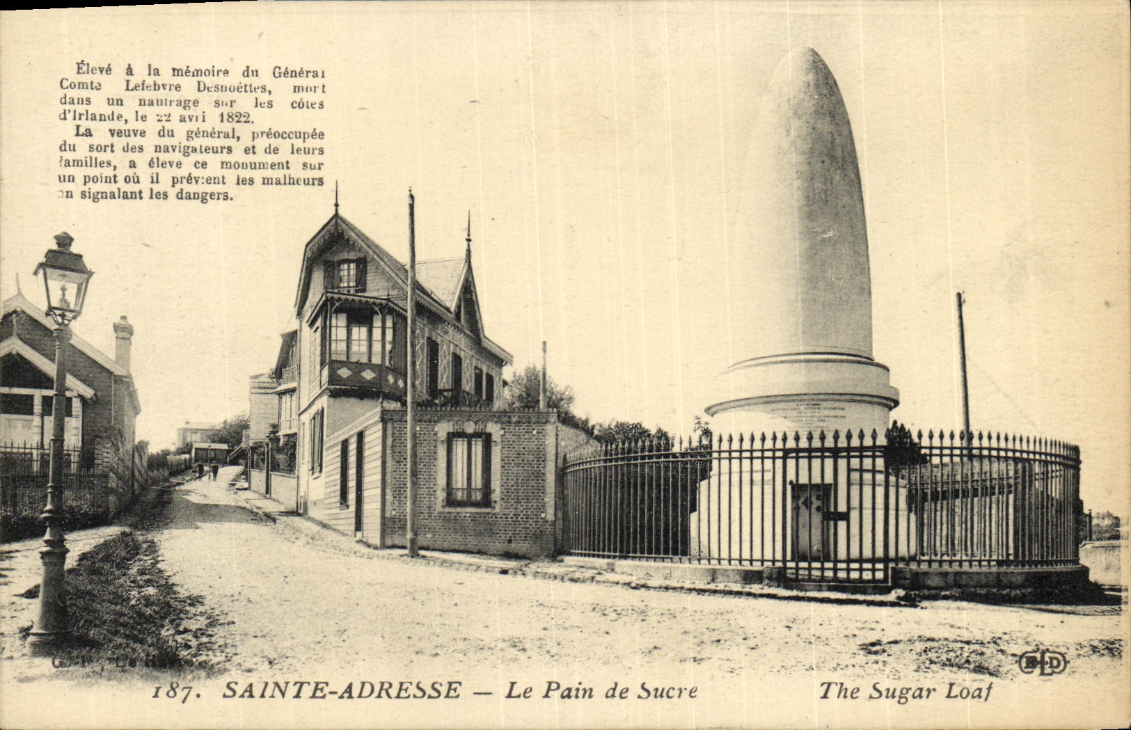 CPA Sainte Adresse Le Le Pain De Sucre 