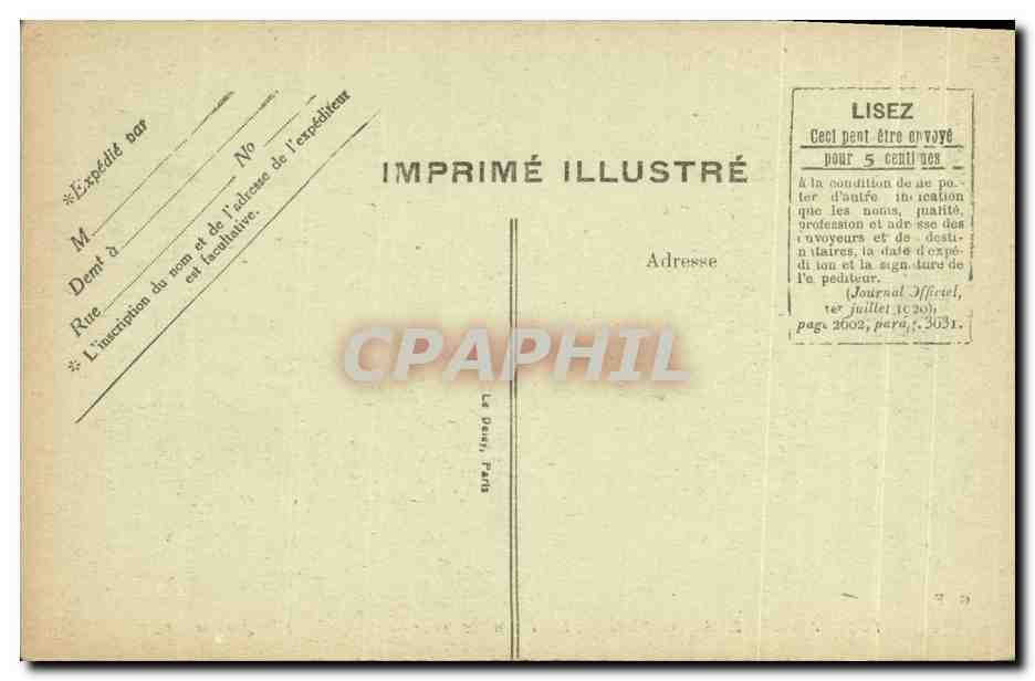 CPA Sainte Adresse Le Le Pain De Sucre  — Rückseite