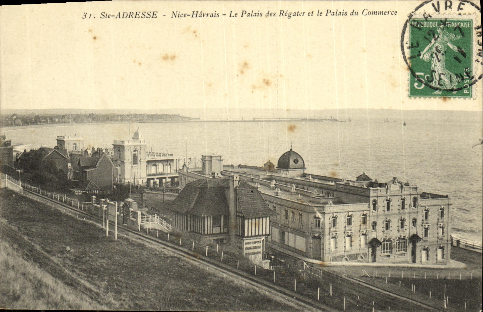 CPA Sainte Adresse Nice Havarais Le Palais des Regates 