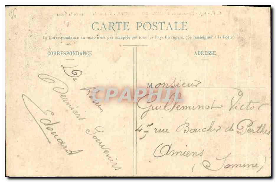 CPA Environs De Rouen Bonsecours Vue Sur La Vallee de La Seine  — Rückseite