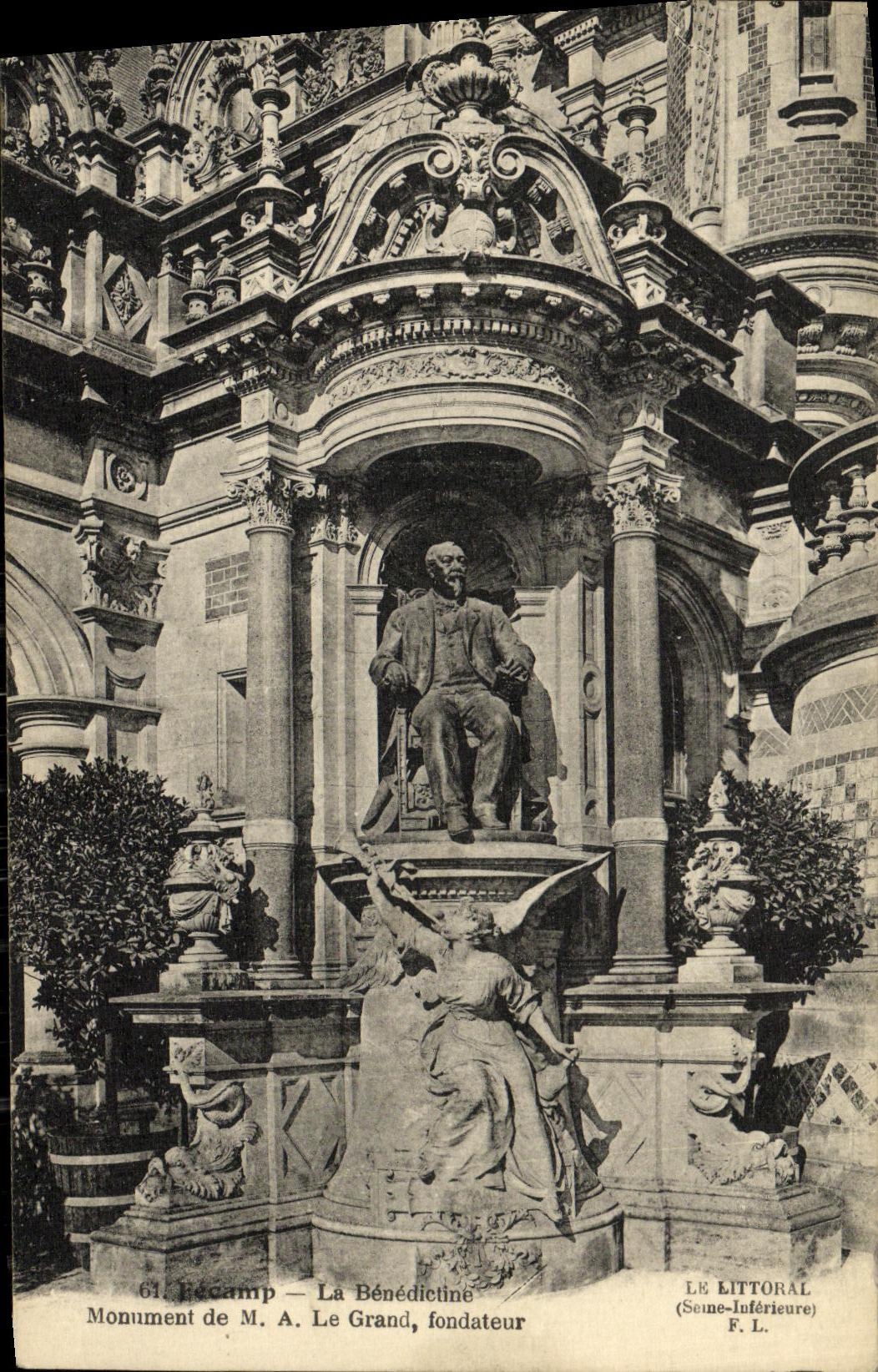 CPA Fecamp La Benedictine Monument de MA Le grand 