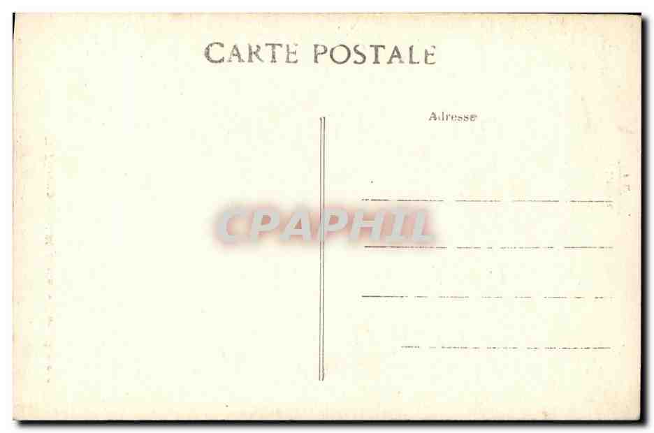 CPA Fecamp La Benedictine Cour D Honneur  — Rückseite