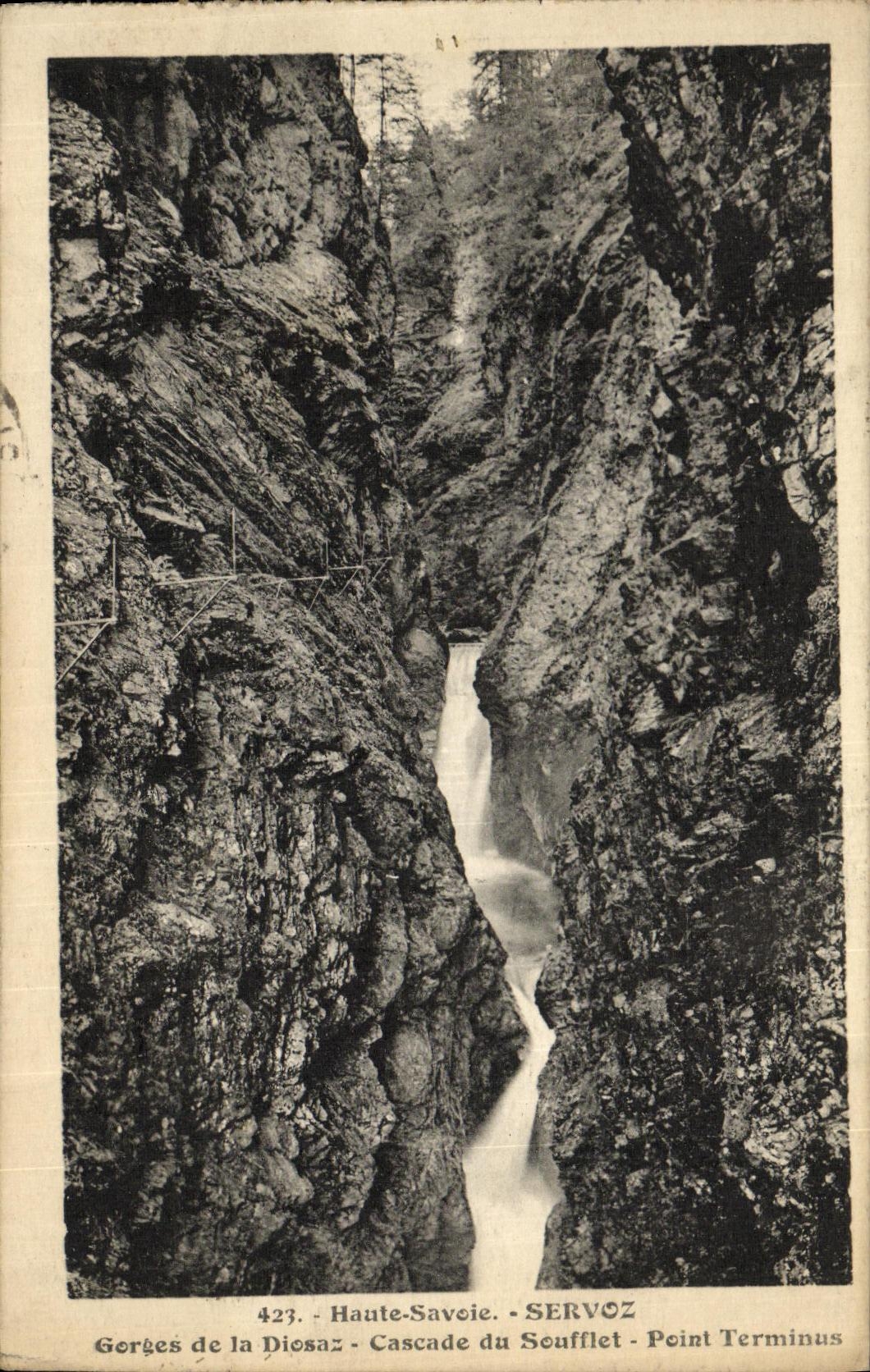 Gorges de la Diosaz - Cascade du Soufflet - Point Terminus - SERVOZ