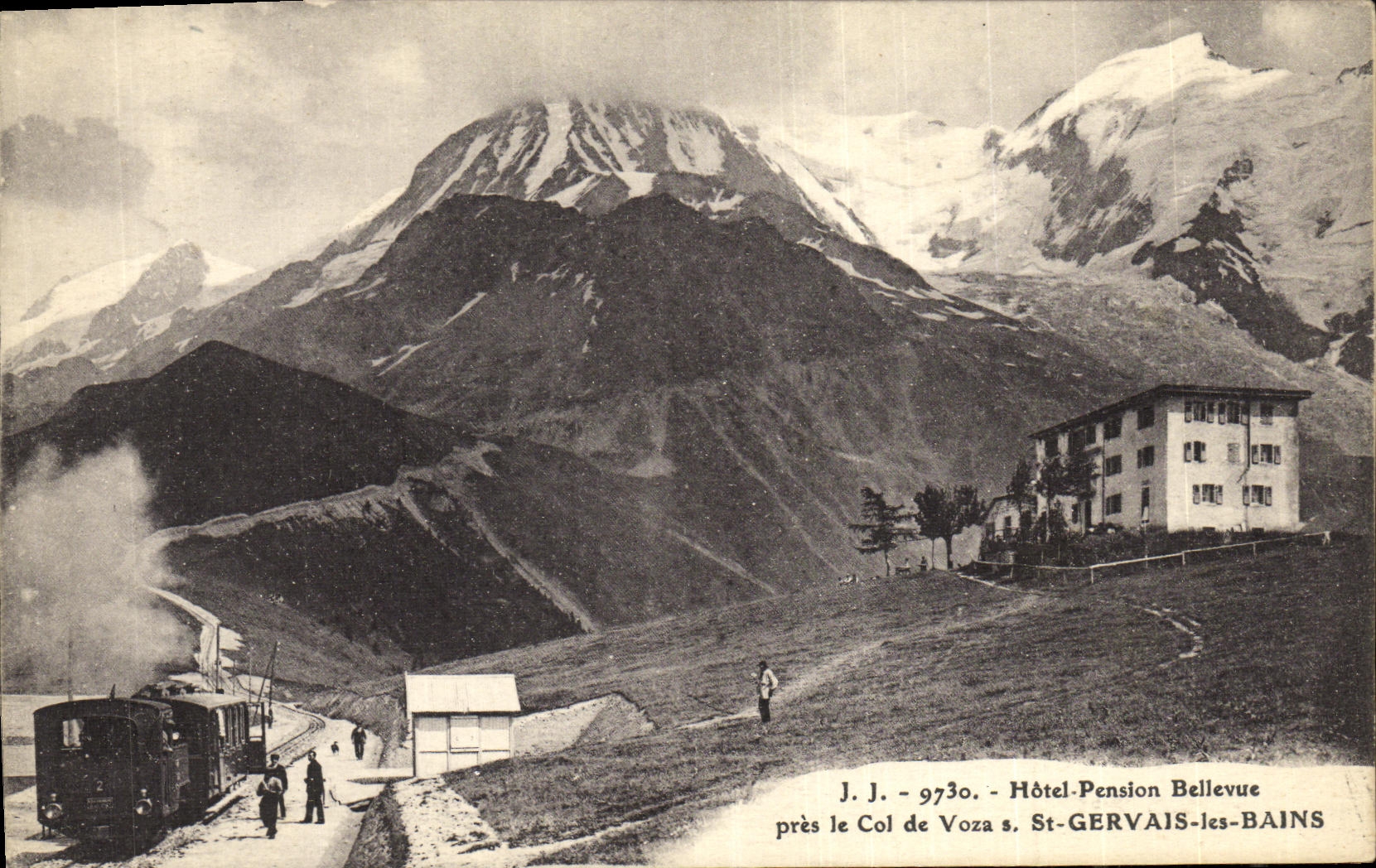 Col de Voza - Hotel-Pension Bellevue bij St-Gervais-les-Bains — J.J. n°9730