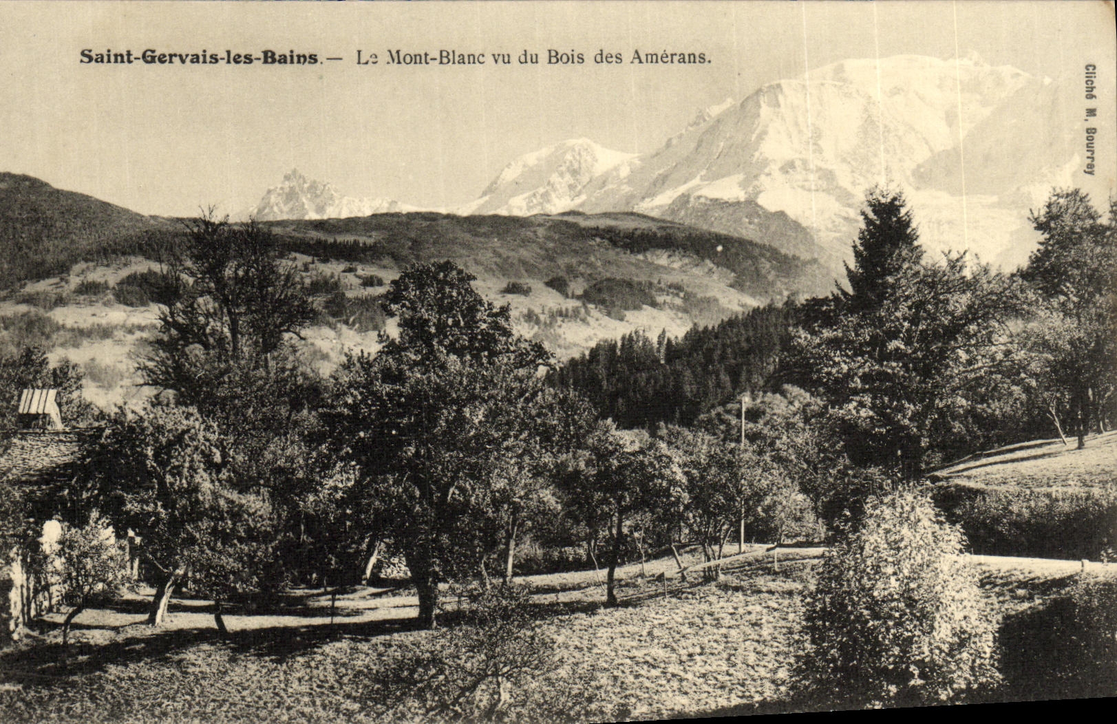 Saint-Gervais-les-Bains — Le Mont-Blanc vu du Bois des Amérans — Chloé M. Bourrey