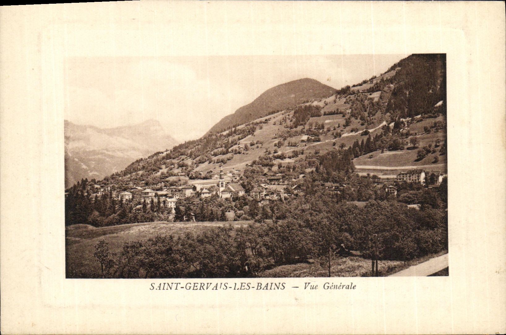 CPA Saint Gervais les Bains Vue Generale