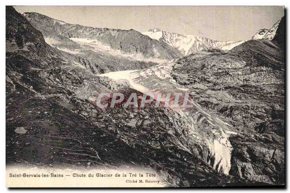 Saint-Gervais-les-Bains — Val van het Glaciërgat de Tré la Tête — Cliché M. Bourrey