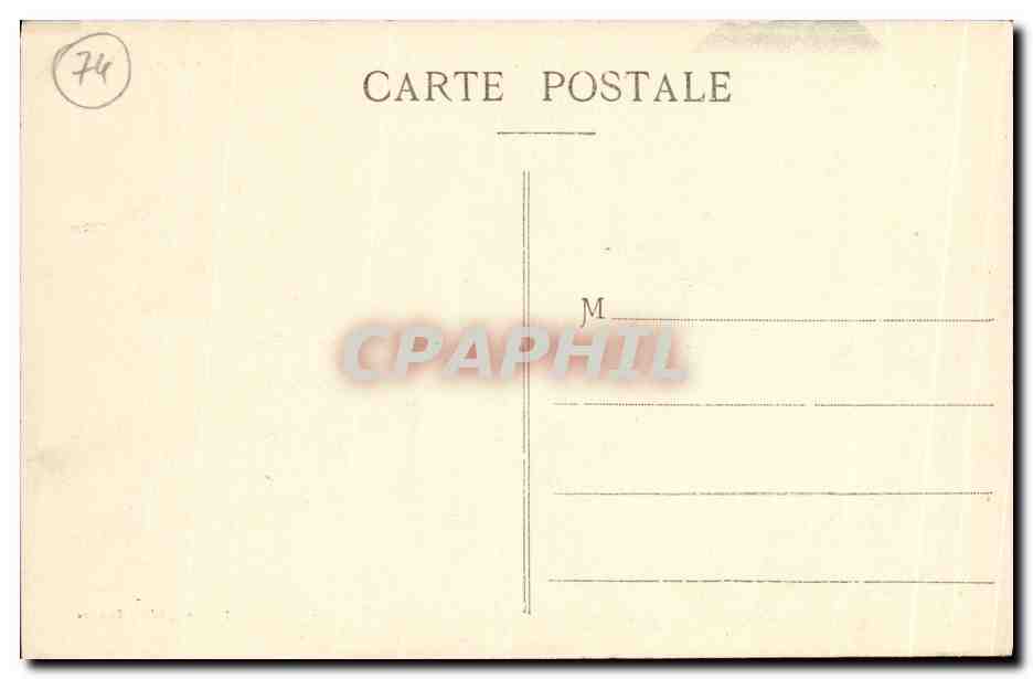 CPA Thones Montagne du Calvaire et Pic de Lachat — Rückseite