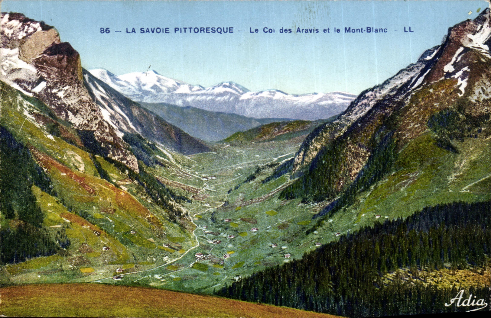 Der Col des Aravis und der Mont-Blanc — Die pittoreske Savoie — Adia LL