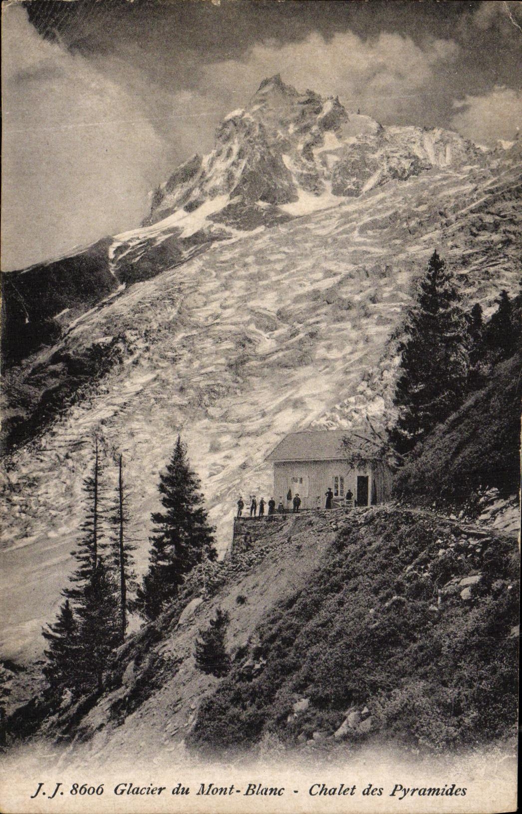 Glacier du Mont-Blanc — Chalet des Pyramides — J.J. 8606