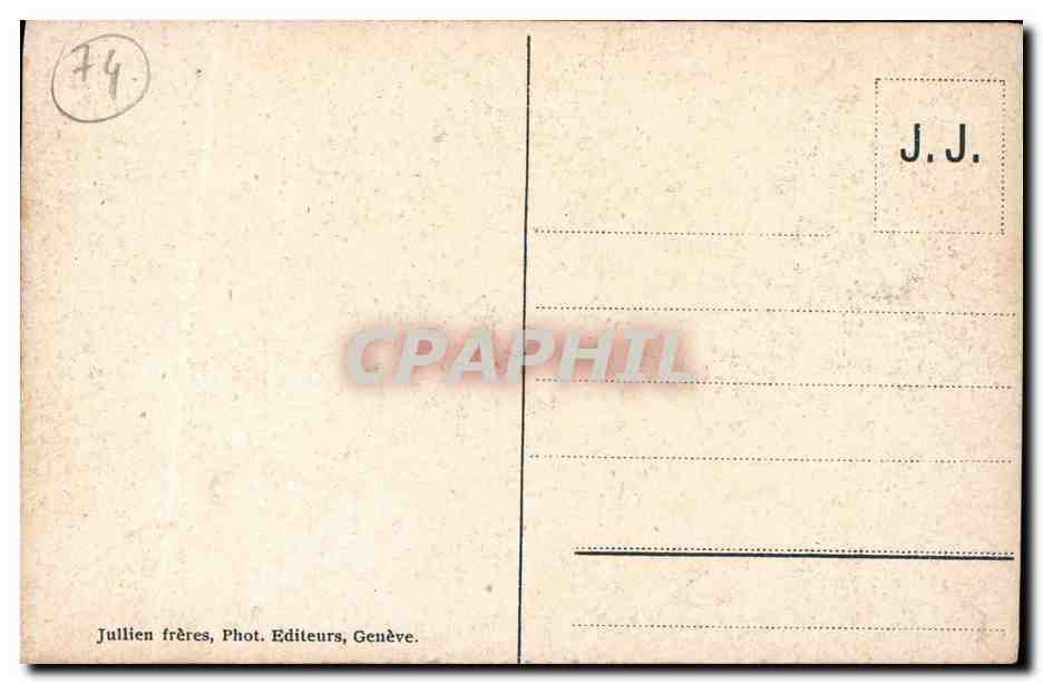 Glacier du Mont-Blanc — Chalet des Pyramides — J.J. 8606 — Reverso