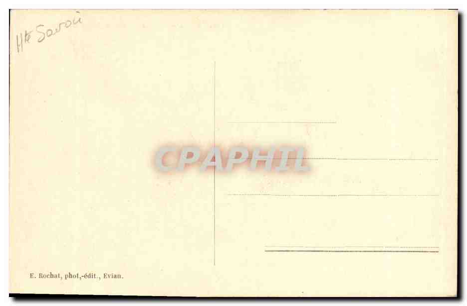 CPA Evian Les Bains Grand Hotel d Evian — Verso