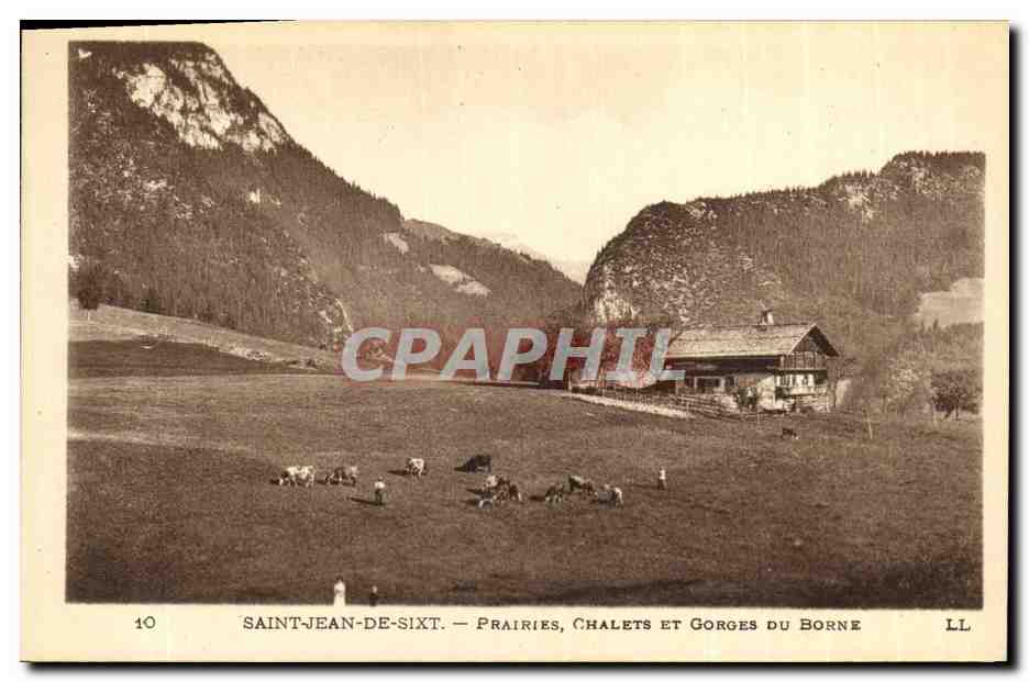 Saint-Jean-de-Sixt — Prairies, Chalets et Gorges du Borne — LL