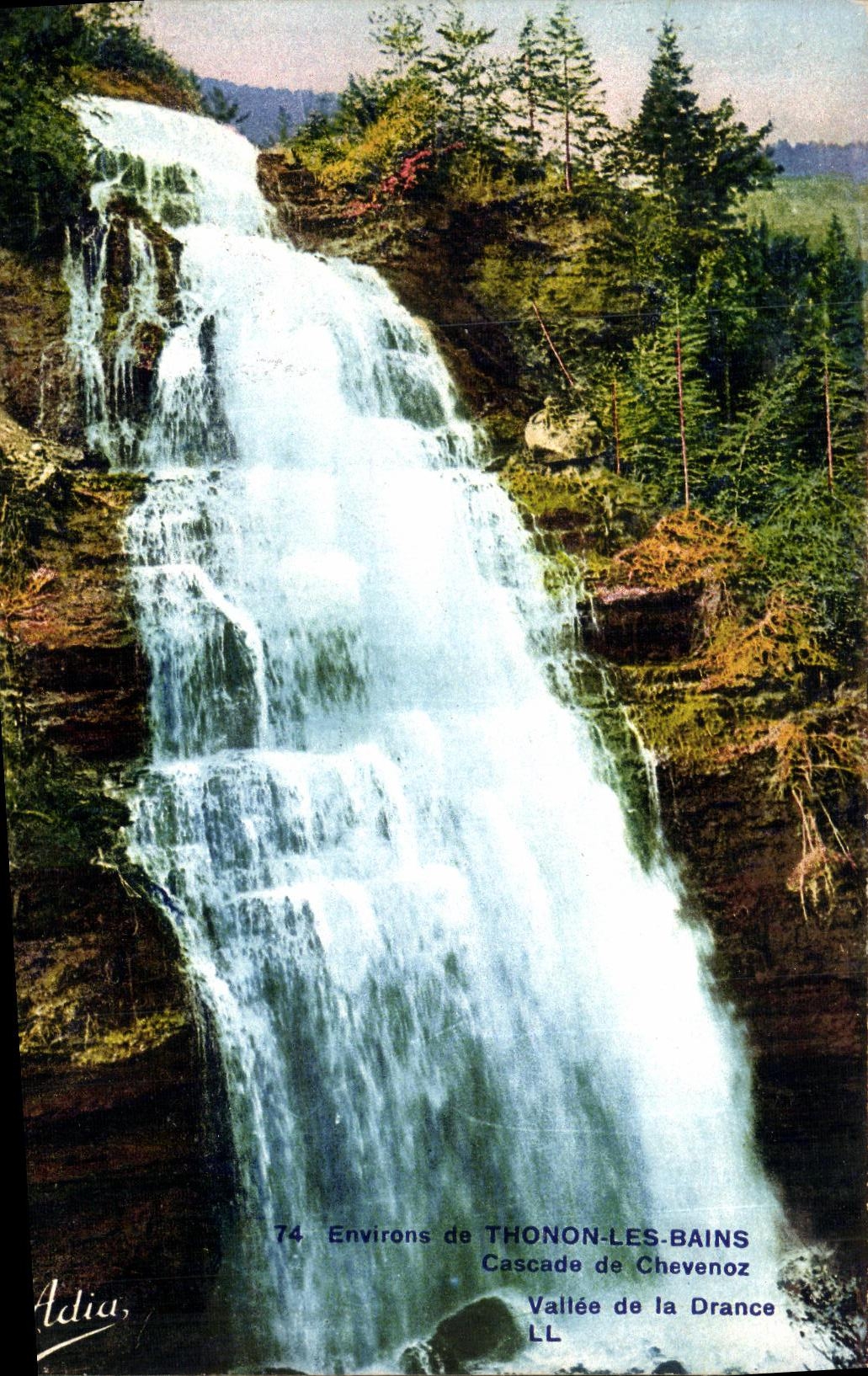 Cascades de Chevenoz — Vallée de la Drance — Adia, n°74