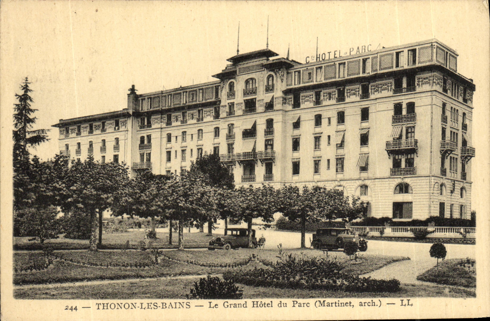 Thonon-les-Bains — Le Grand Hôtel du Parc (Martinet, arch.) — n°244