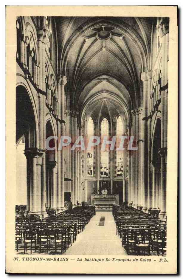 Thonon-les-Bains — La basilique St-François de Sales — P.L. n°37
