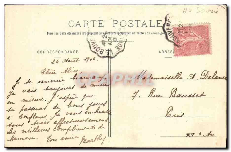 Thonon - Château de Livet et Funiculaire de Rives — Pittier Phot.-Édit., Annecy — Back