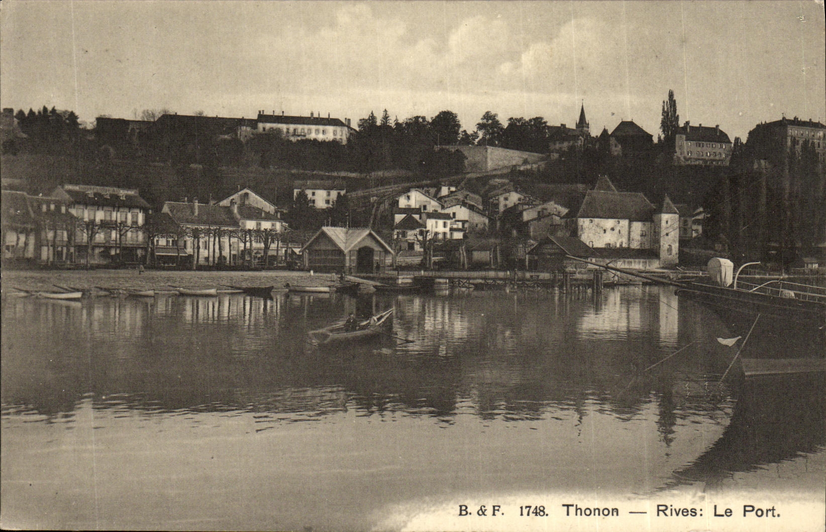 CPA Thonon Rives Le Port