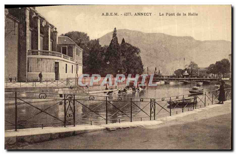 Annecy — Le Pont de la Halle — A.B.E.M. n°4377